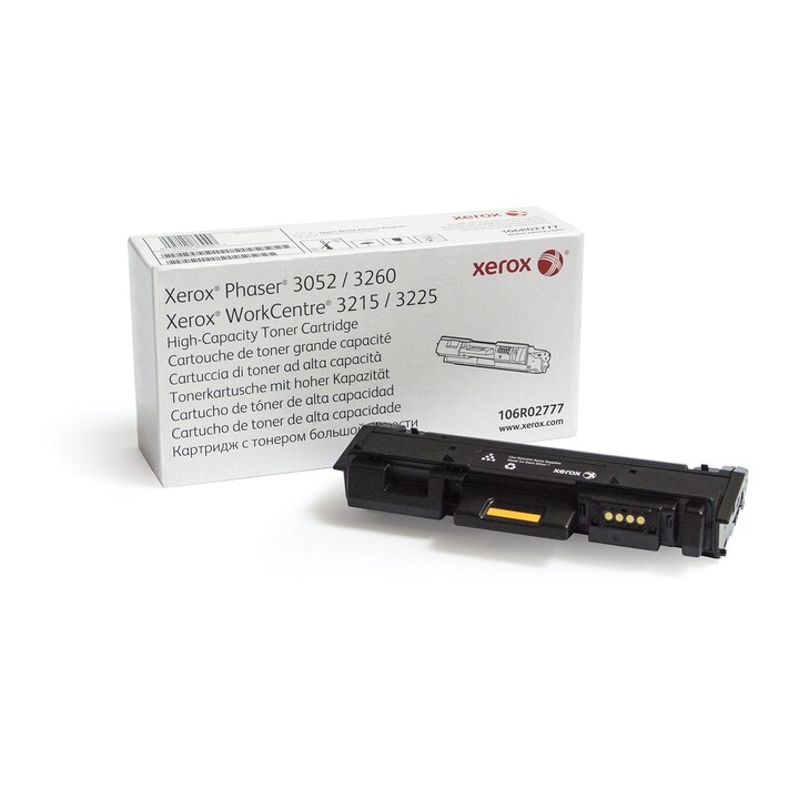 Toner originale Xerox nero ad alta capacità fino a 3.000 pagine (106R02777)