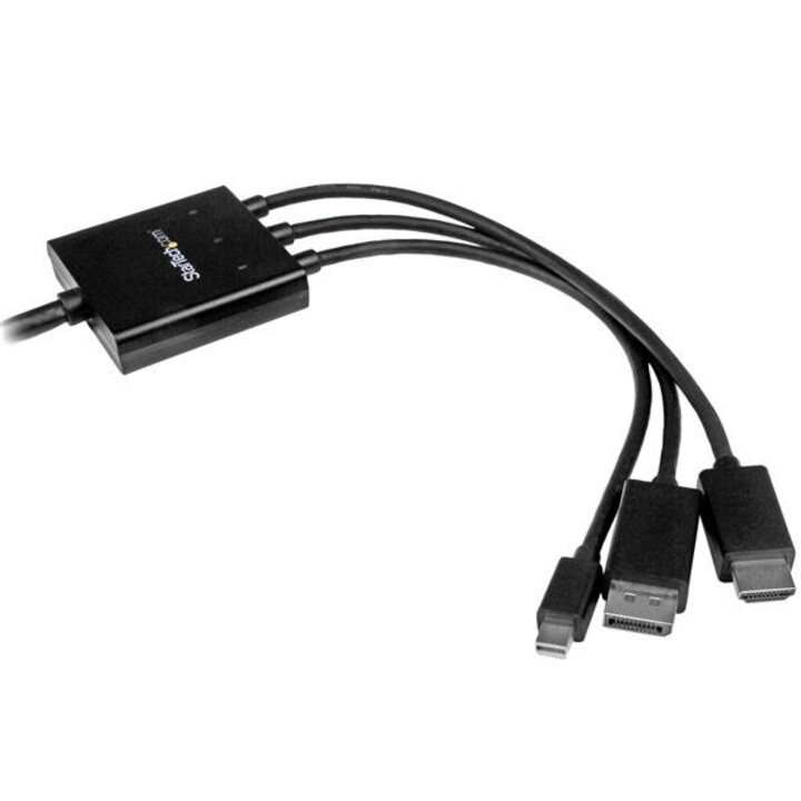 StarTech.com DPMDPHD2HD cable conversor HDMI/DisplayPort/Mini DP a HDMI 2 m negro