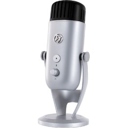 Arozzi Colonna USB-Kondensatormikrofon, silber COLONNA-MIKROFON – SILBER