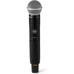 Shure SLXD2+/58-G65 Hand-Funksender mit SM58-Kapsel, 470–606 MHz, SLXD2+/58=-G65