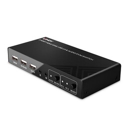 2 Port HDMI 4K60 USB 2.0 Audio KVM