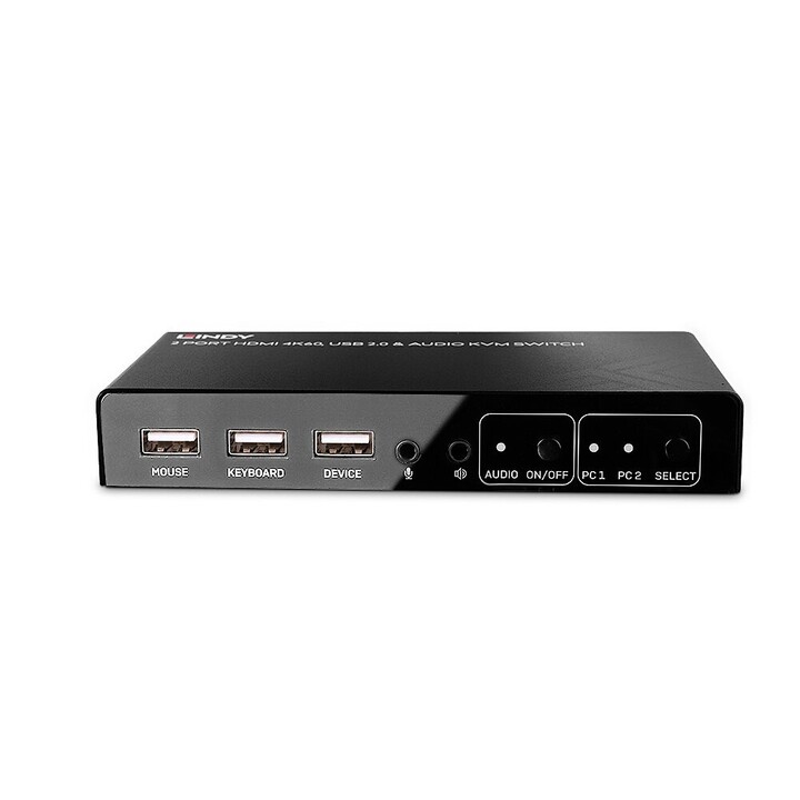 2 port hdmi 4k60 usb 2.0 audio kvm