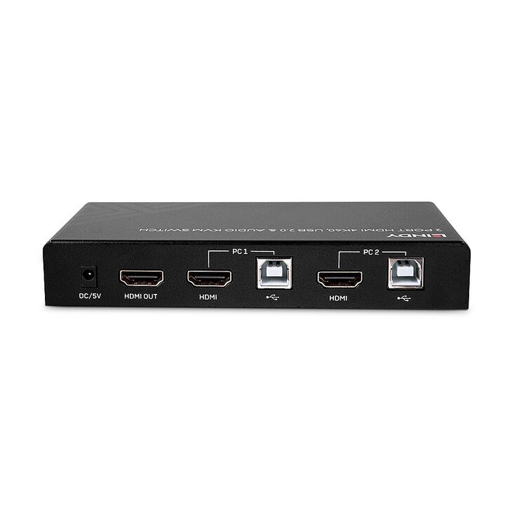 2 Port HDMI 4K60 USB 2.0 Audio KVM