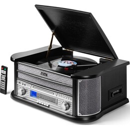 Gira-discos Akai ATT-350CC com leitor de CD e leitor de cassetes ATT-350CC
