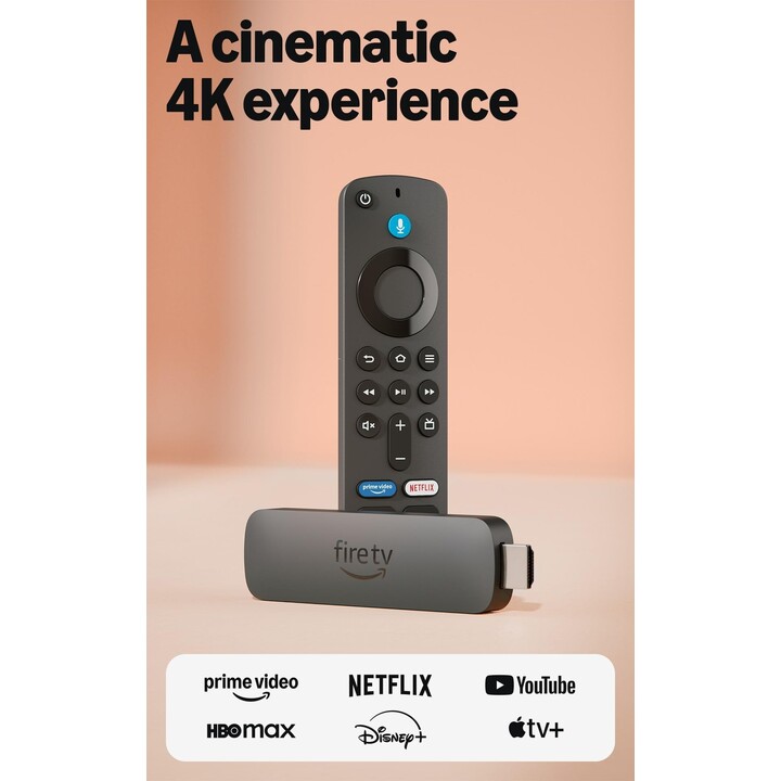Amazon Fire TV Stick 4K Plus 8 GB, Leitor de multimédia para streaming, Preto, 57050030