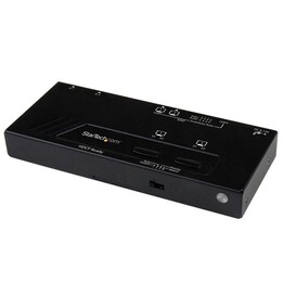 StarTech.com VS222HDQ conmutador matriz HDMI 2x2 1080p negro