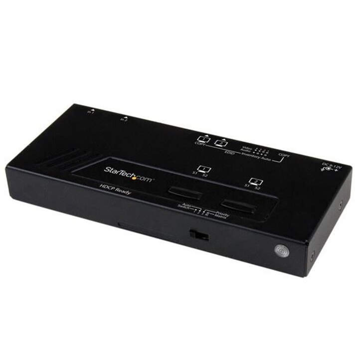 StarTech.com VS222HDQ commutateur matriciel HDMI 2x2 1080p noir