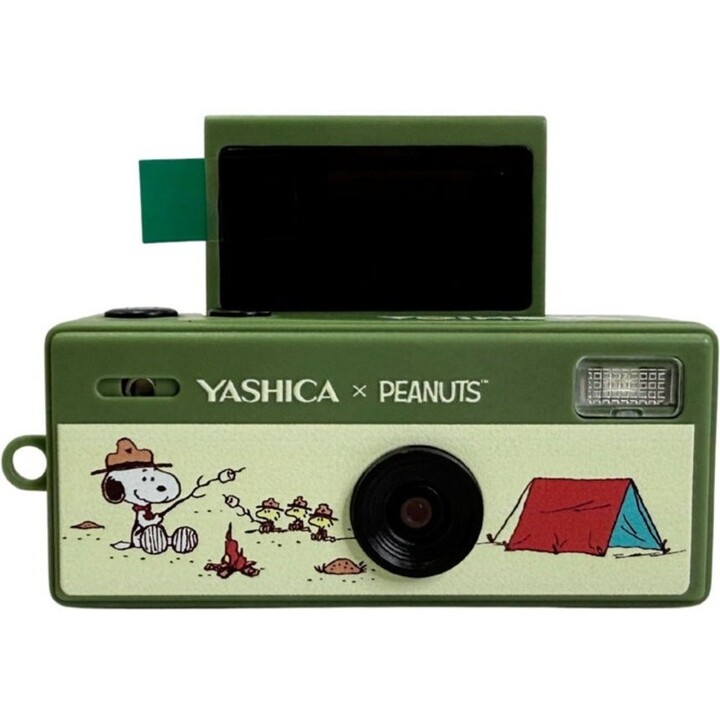 YASHICA Funtastic Snoopy's Summit caméra porte-clés verte