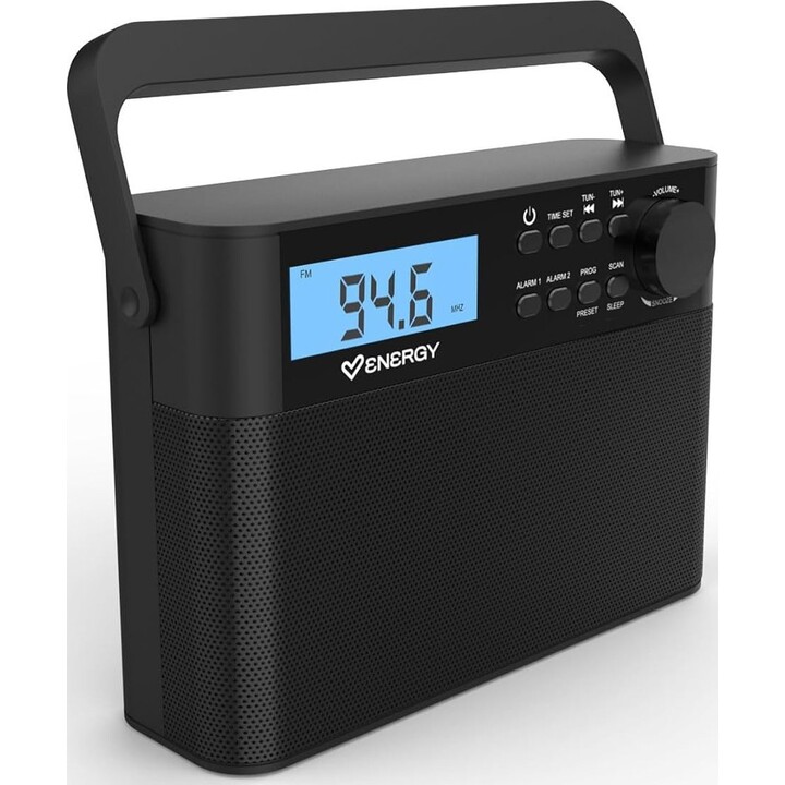 Radio de cocina Energy Sistem AM/FM, negra, 500932