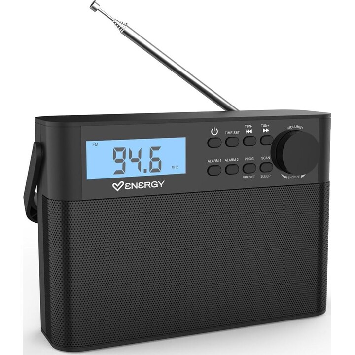 Radio de cocina Energy Sistem AM/FM, negra, 500932
