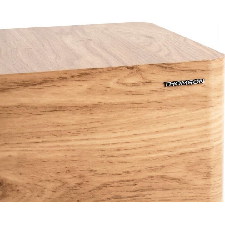 Barre de son Bluetooth Thomson SB400BTWSBK avec caisson de basses sans fil, 300 W, finition bois noir