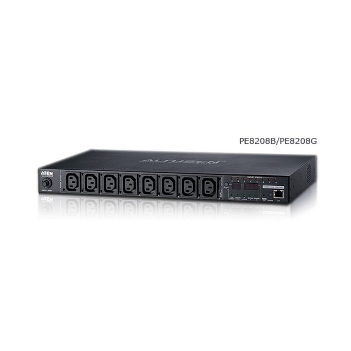 Aten Pe8208g Unidad De Distribución De Energía (pdu) 1u Negro 8 Salidas Ac