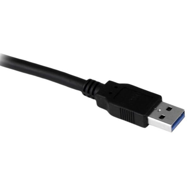 StarTech.com Câble d'extension SuperSpeed USB 3.0 (5Gbps) de 1,5m - Rallonge USB A vers A sur socle - M/F - Noir