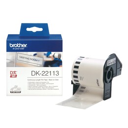 Brother DK-22113 étiquettes continues transparentes