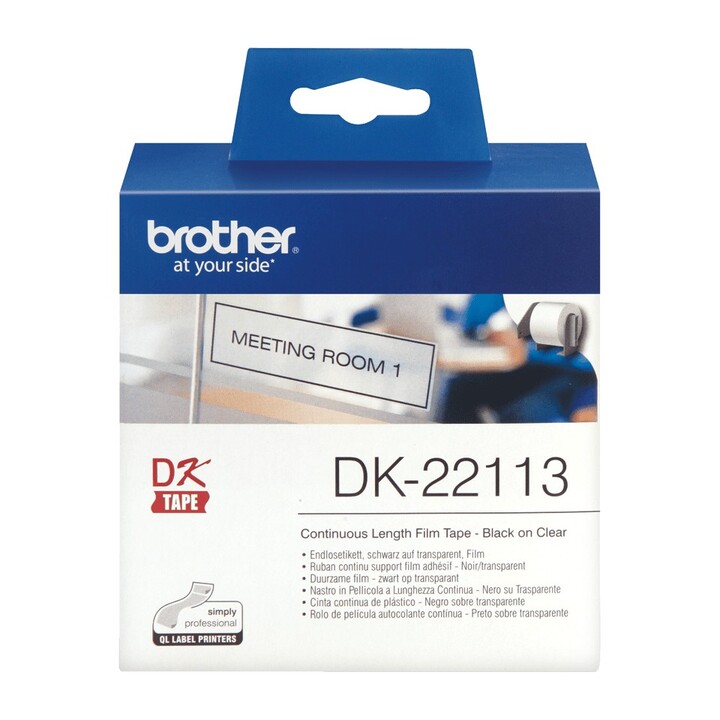Brother DK-22113 cinta continua transparente