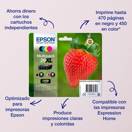 Epson 29 Claria Home cartuccia d'inchiostro multipack 4 colori nero/ciano/magenta/giallo