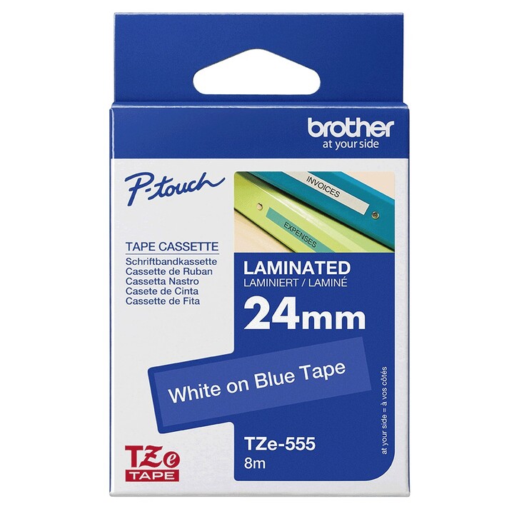 Brother TZe-555 - lamineret band - 1 k