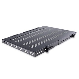 StarTech.com ADJSHELFHDV belüftetes 1U-Fachbodenregal schwarz verstellbar