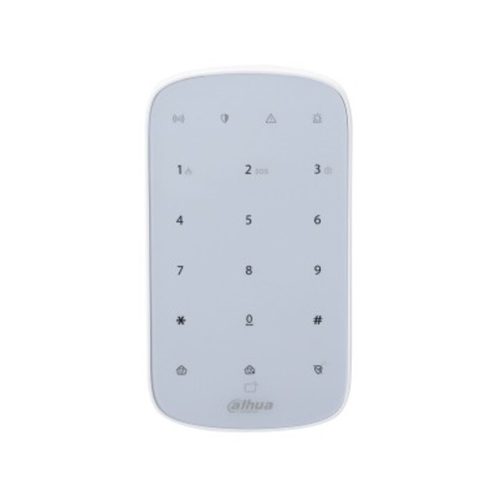 Dahua Wireless Keyboard Drei Schnellalarme: Medizinisch, Feuer, Notruf Scharf-/Unscharfschaltung per Code, Karte ARK30T-W2 (868)
