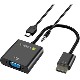 Convertitore Techly da HDMI a VGA con audio e micro-USB