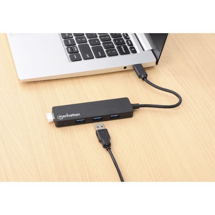 MANHATTAN 4 porte USB 3.2 Gen 1 Hub C-Stecker con 4x A-Buchse