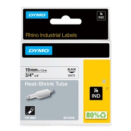 DYMO Tape ID1-19 Wärmeschrumpfschlauch – Weiß