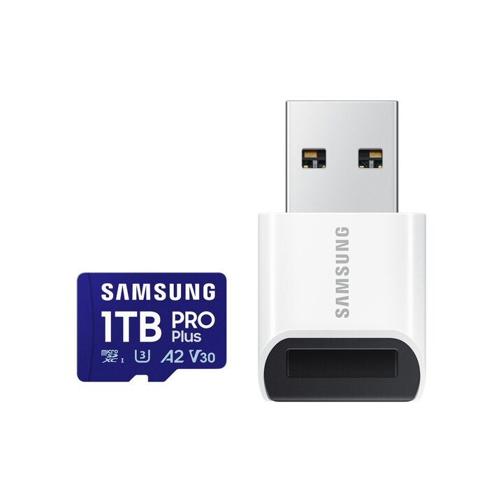 Samsung microSD PRO Plus (2024) con adattatore USB, 1TB