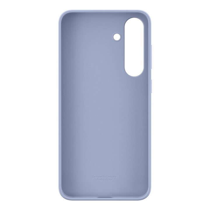 Capa de silicone Samsung para Galaxy S25+, azul claro