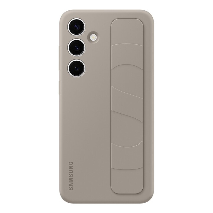 Capa Samsung Standing Grip para Galaxy S25+, Cinza
