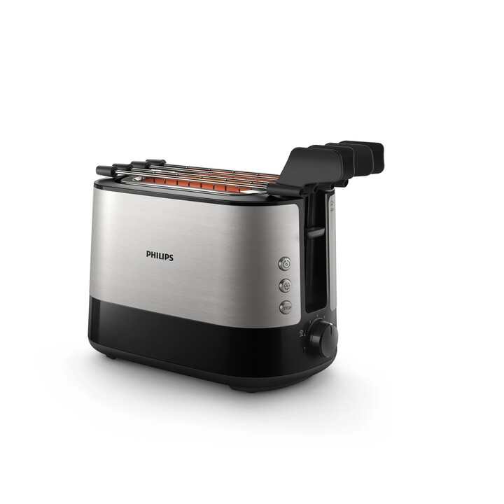 Tostadora Philips Viva Collection Con 2 Ranuras Extraanchas
