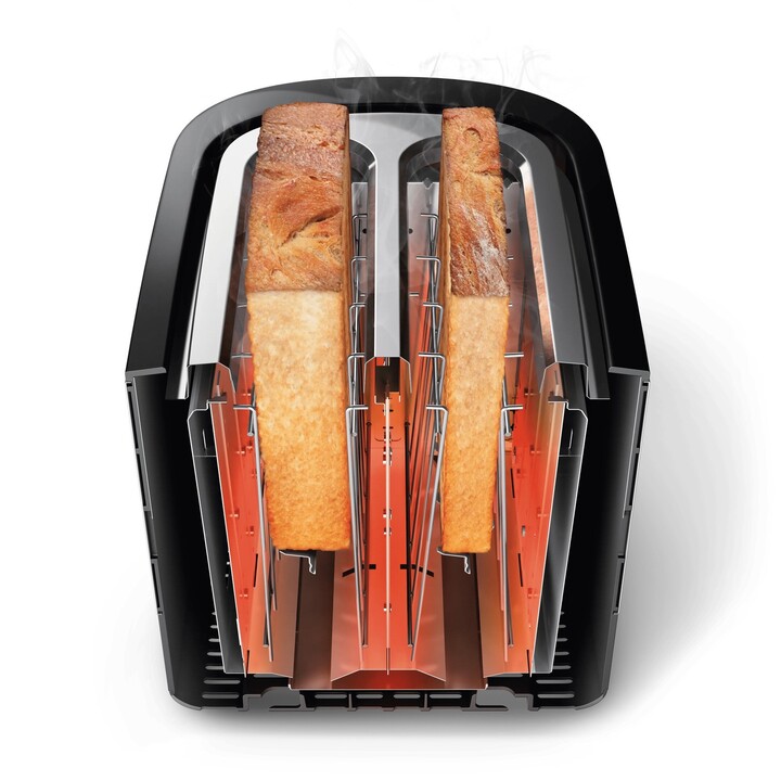 Tostadora Philips Viva Collection Con 2 Ranuras Extraanchas