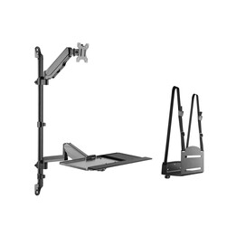 Soporte de pared equip 650170 para pantalla 17-32" cpu y teclado max. 8kg vesa 100x100