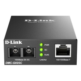 Convertidor de medios multimodo 100/1000 base-t a 1000 base-sx (sc) 550m power 5v
