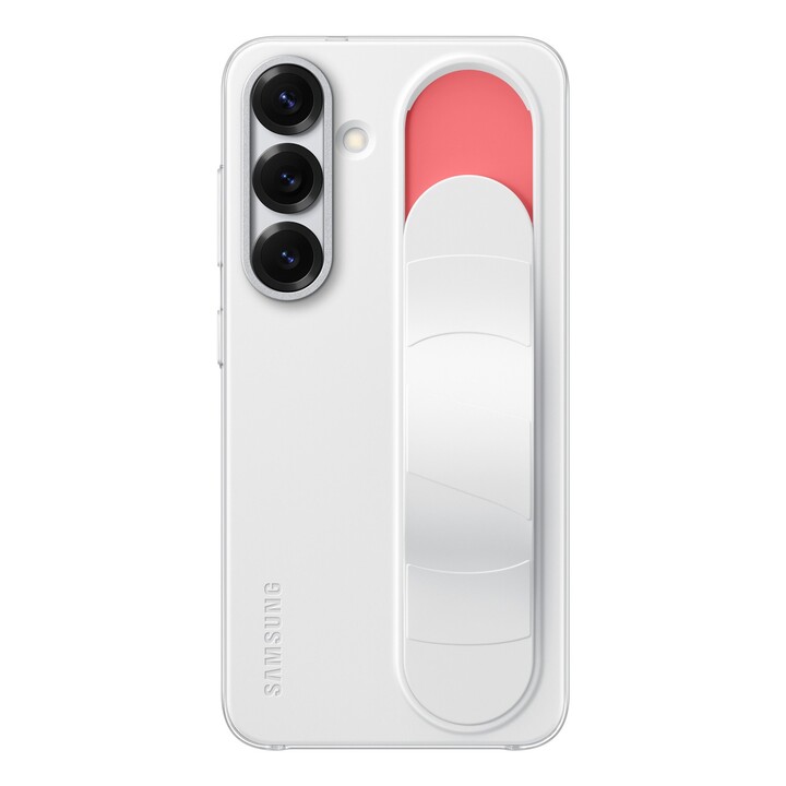 Capa Samsung Standing Grip para Galaxy S25 (Branco)