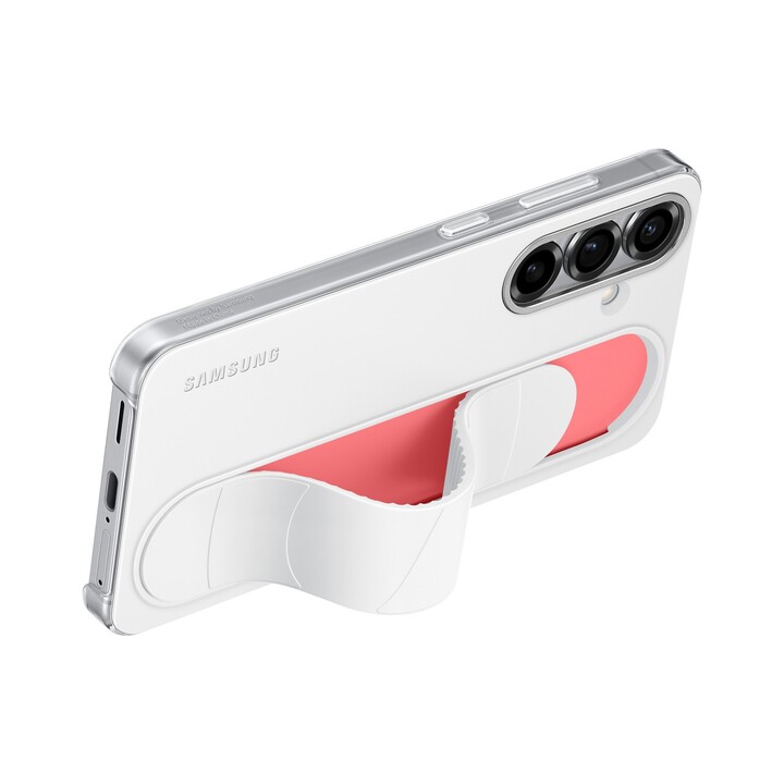 Capa Samsung Standing Grip para Galaxy S25 (Branco)