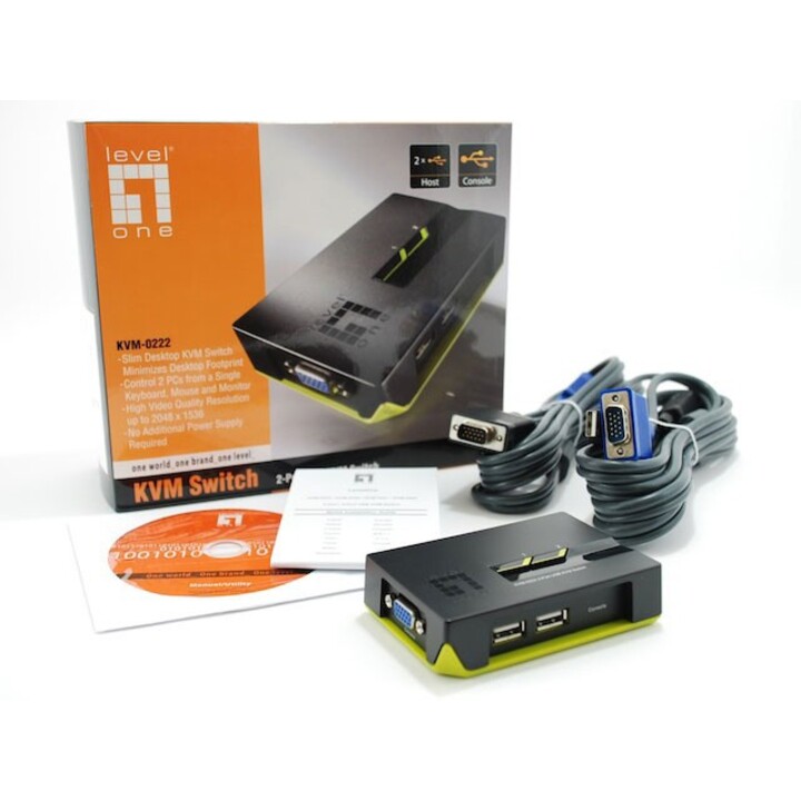 Automatischer Level-One-Schalter V/T/M 1 bis 2 Tassen USB-Kabel im Lieferumfang enthalten