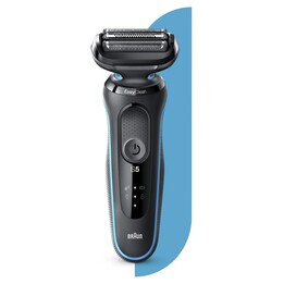 Braun Series 5 50m1000s Rasierer, 3 flexible Klingen, EasyClean, Lithium-Akku, 50-Minuten-Schnellladung