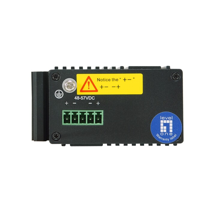 Industrial switch level one igp-0501 5p poe giga and 1p sfp 240w din rail