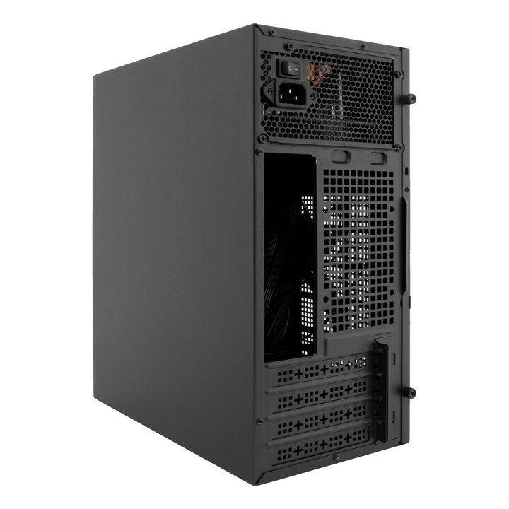 Coolbox M440 MicroATX Case, GPU da 250 mm, 1x3.5, 1x2.5, alimentatore da 500 W, nero