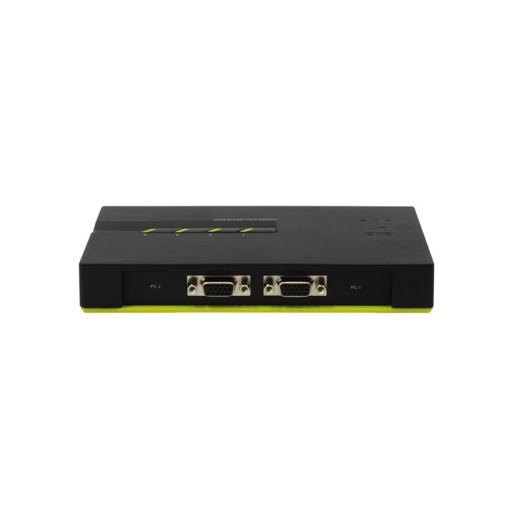 Commutateur de bureau Level One V/T/M avec 1 à 4 processeurs, câbles USB inclus