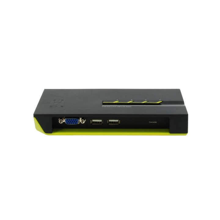 Level One V/T/M Desktop-Switch mit 1 bis 4 CPUs, USB-Kabel im Lieferumfang enthalten