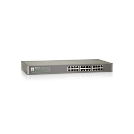 Commutateur non géré de niveau 1, 24 ports, montage en rack 10/100, 19