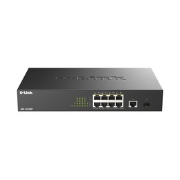 Switch non gestibile d-link dgs-1010mp 8p giga poe (125w) + 1p giga +1p sfp