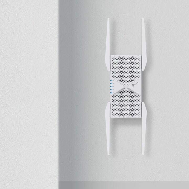 Range extender mesh wifi 7 tp-link re655be be11000 tribanda 5760mbps 6ghz 4320mbps en 5ghz 1x2.5gb