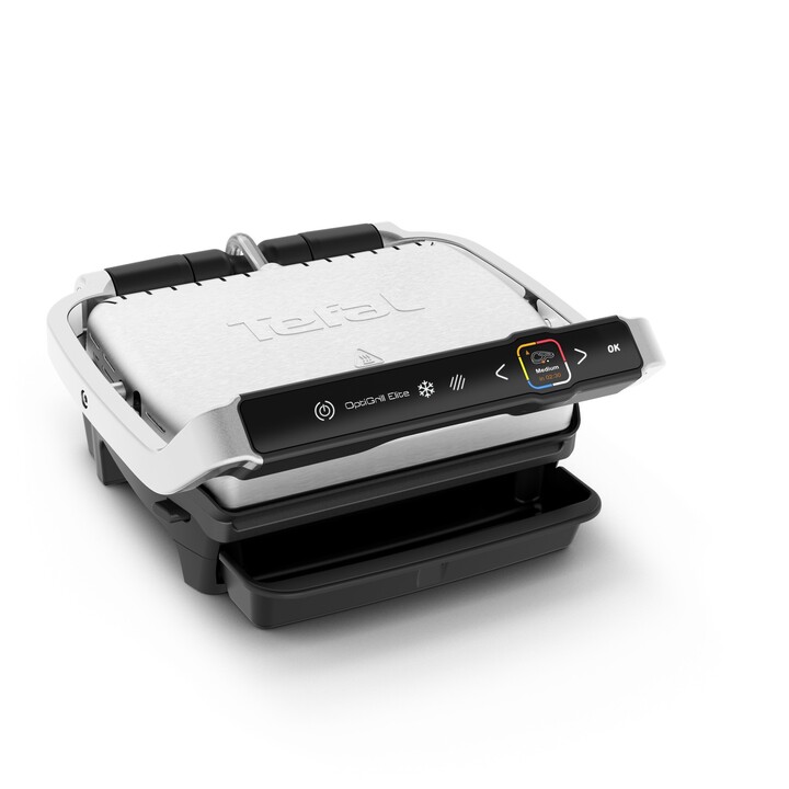 Tefal OptiGrill Elite, électrique, noir/argent
