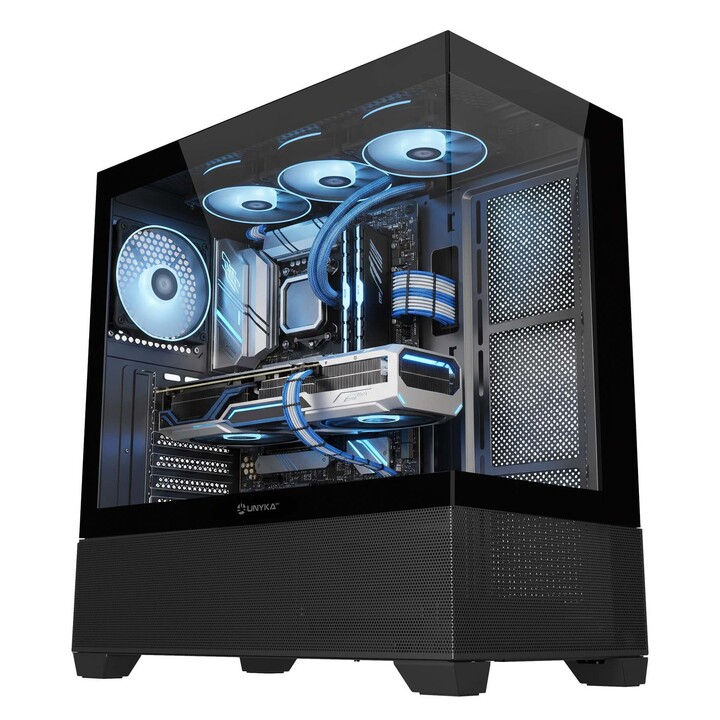 Unyka Revelaat Gaming Nero 2USB3.0 1USB-C Gen2 ATX Box