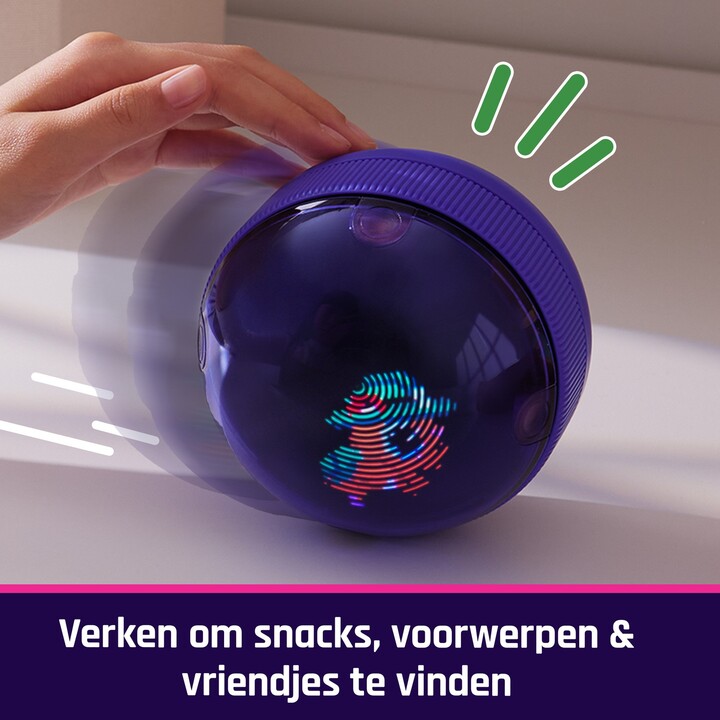 Spin Master Bitzee Hamsterball mascote digital interativa multicolorida