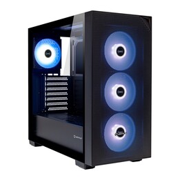 e-atx Towerbox Unyka Reveal Mesh schwarz 2x3,5" 2x2,5" 2xUSB3.0 1xUSB-C GPU 425mm