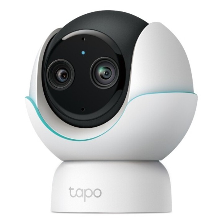 Caméra IP d´intérieur TP-Link Tapo C480 BabyCam 4MP 2K à double objectif avec support pour berceau, audio bidirectionnel et 
