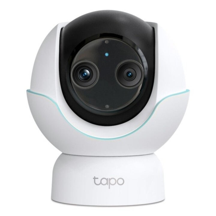 Caméra IP d´intérieur TP-Link Tapo C480 BabyCam 4MP 2K à double objectif avec support pour berceau, audio bidirectionnel et 